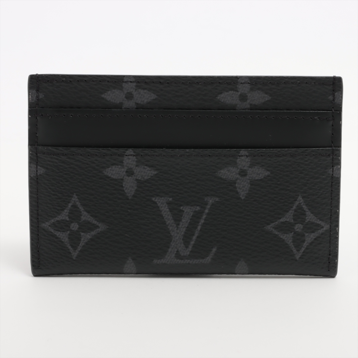 新古品 ルイヴィトン モノグラムエクリプス ポルト カルト ダブル