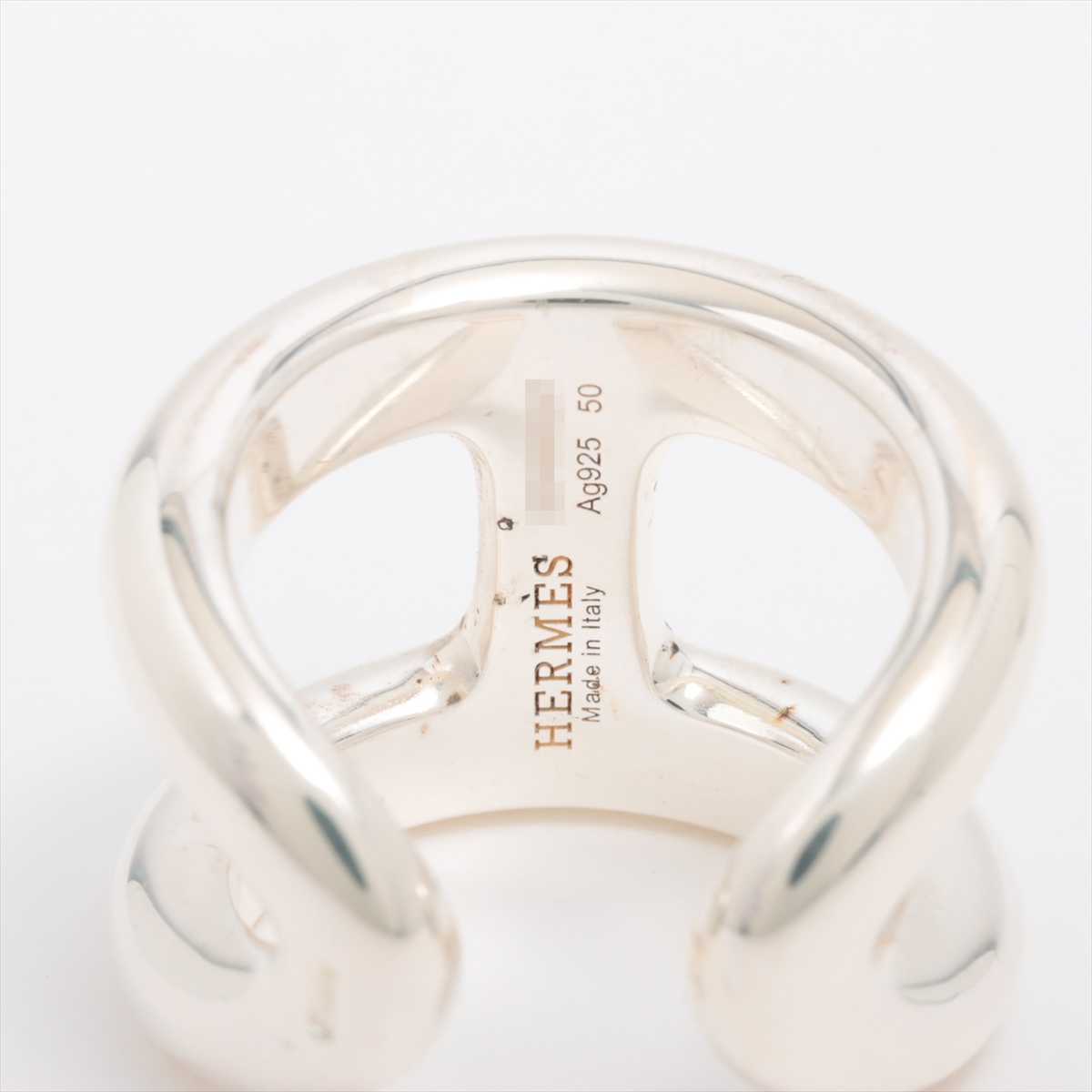 エルメス オスモズ GM リング シルバー 50 HERMES - 【新品・未使用品】エルメス オスモズ リング GM 50