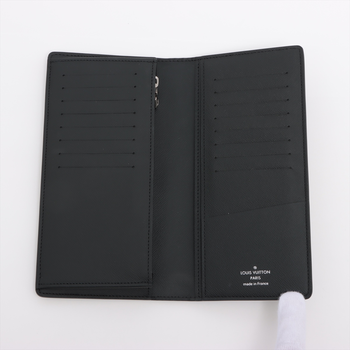 ヴィトン タイガ ポルトフォイユブラザ M30285 ノワール 財布 RFID反応  