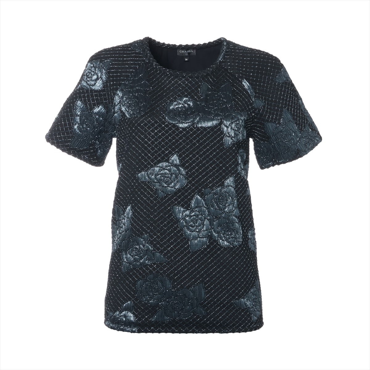 シャネル ココマーク P70 コットン Tシャツ 34 レディース