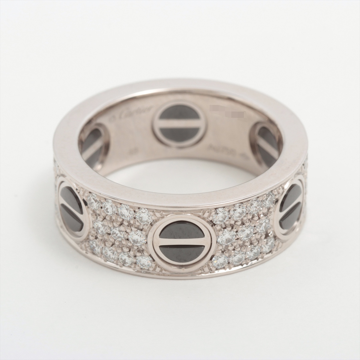 カルティエ(CARTIER)カルティエ ラブリング 1Pピンクサファイア