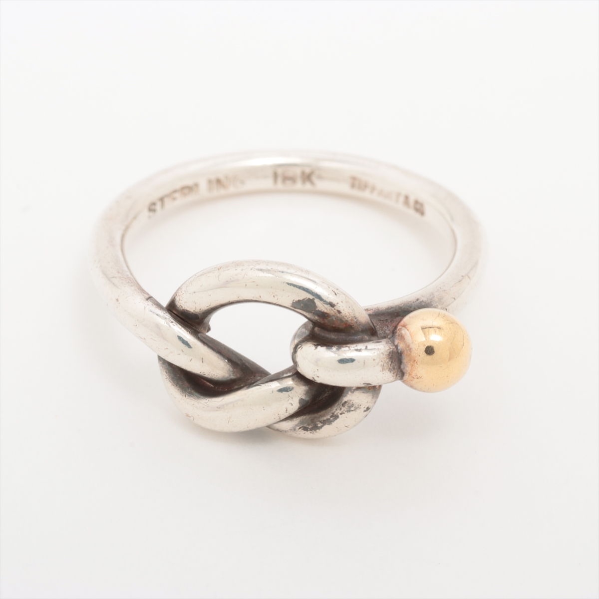 Tiffany&Co. フック&アイ リング 925/750