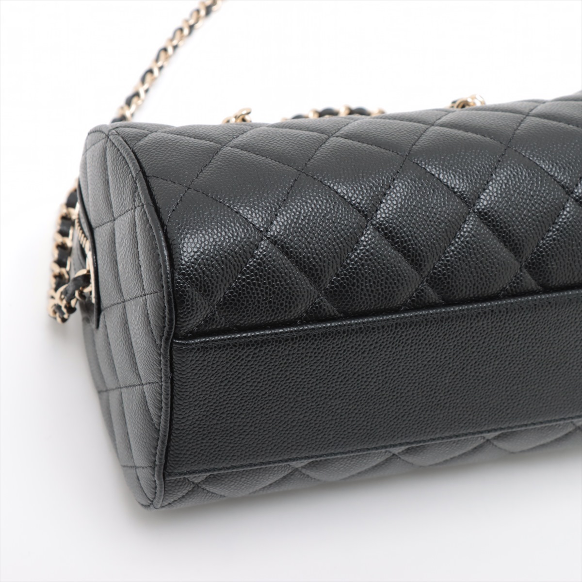 CHANEL/シャネル】デカマトラッセ キャビアスキン ダブル