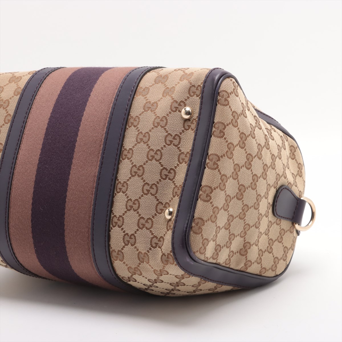 ◉グッチ◉パープル / GGマーク /キャンバス / ハンドバッグ ◉グッチ◉パープル / GGマーク /キャンバス / ハンドバッグ