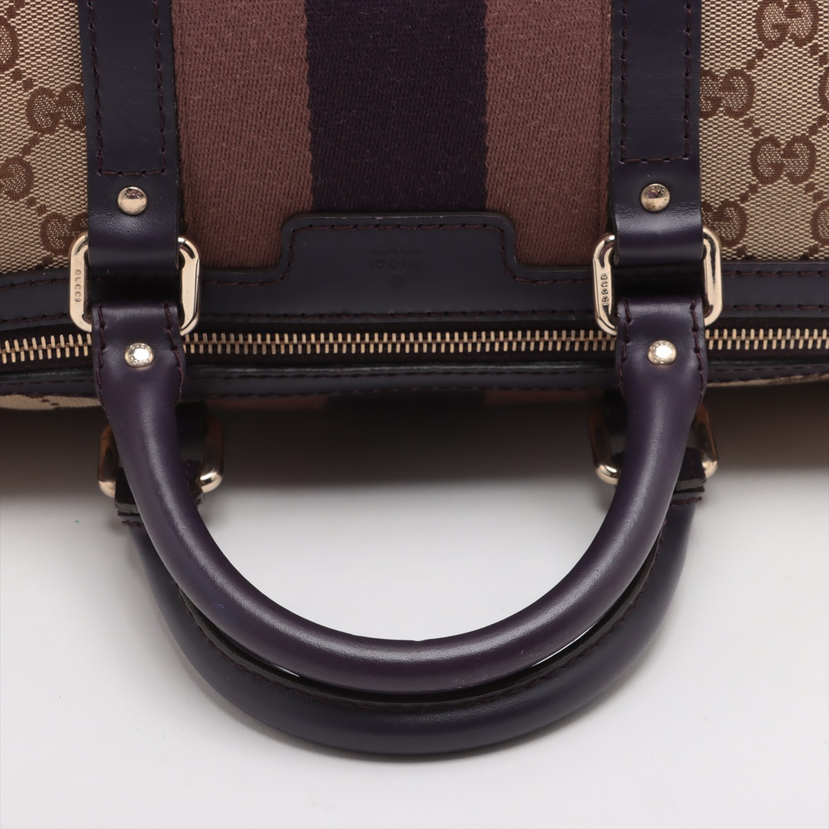 ◉グッチ◉パープル / GGマーク /キャンバス / ハンドバッグ ◉グッチ◉パープル / GGマーク /キャンバス / ハンドバッグ