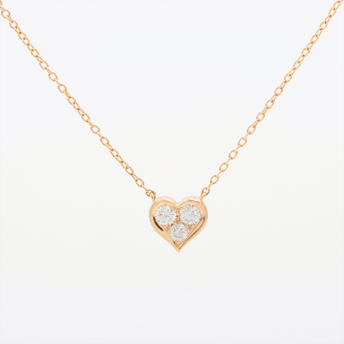 Tiffany & Co. センチメンタルハート　ダイヤネックレス TIFFANY&Co. ティファニー センチメンタルハート ダイヤ/ピンク