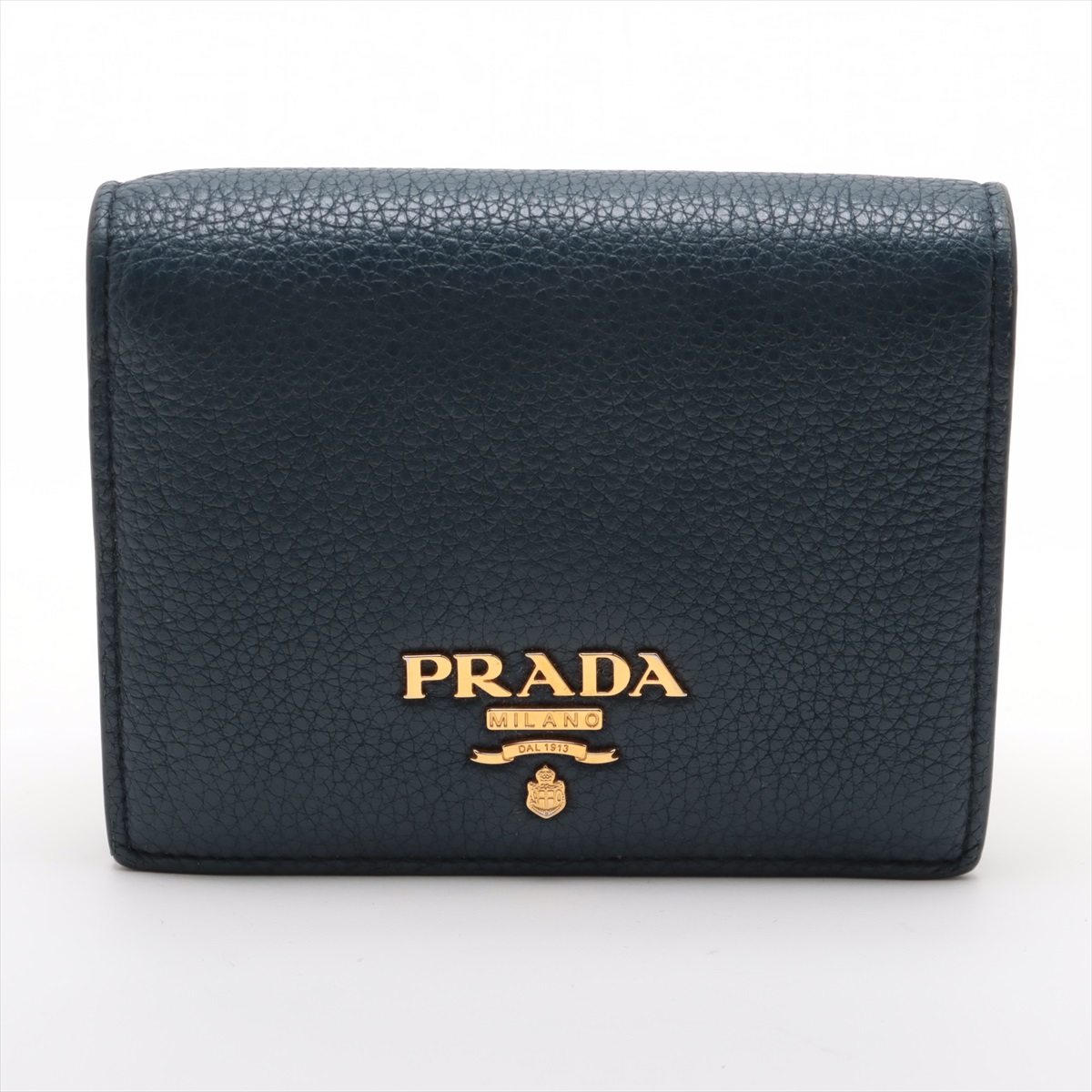 【美品】PRADA  プラダ   バイカラー　コート 超美品】 PRADA DAINO COLOUR 1MV204 コンパクト 二つ折り ミニ