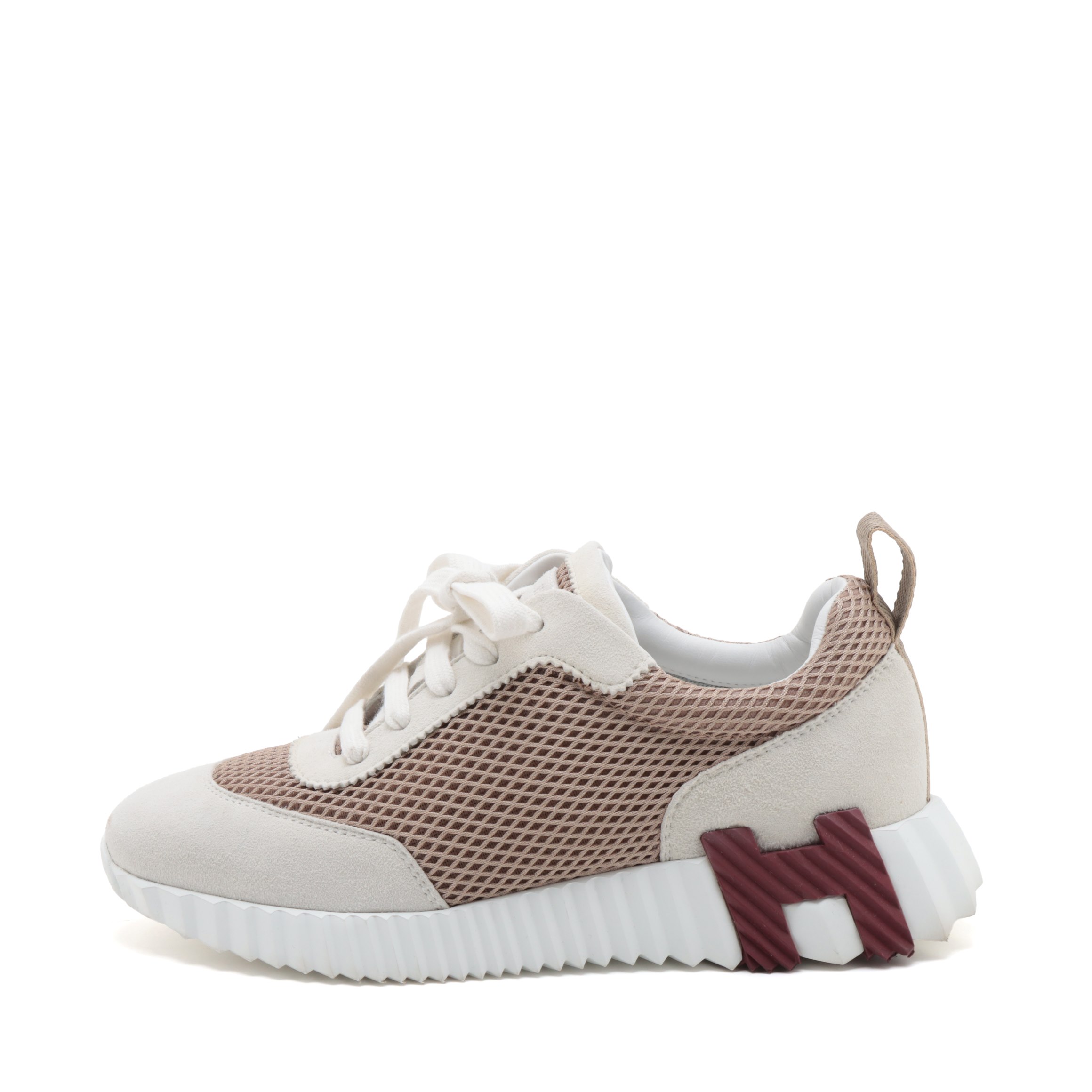 HERMES エルメス　スニーカー　メッシュ　スエード　37 HERMES エルメススニーカーメッシュスエード37