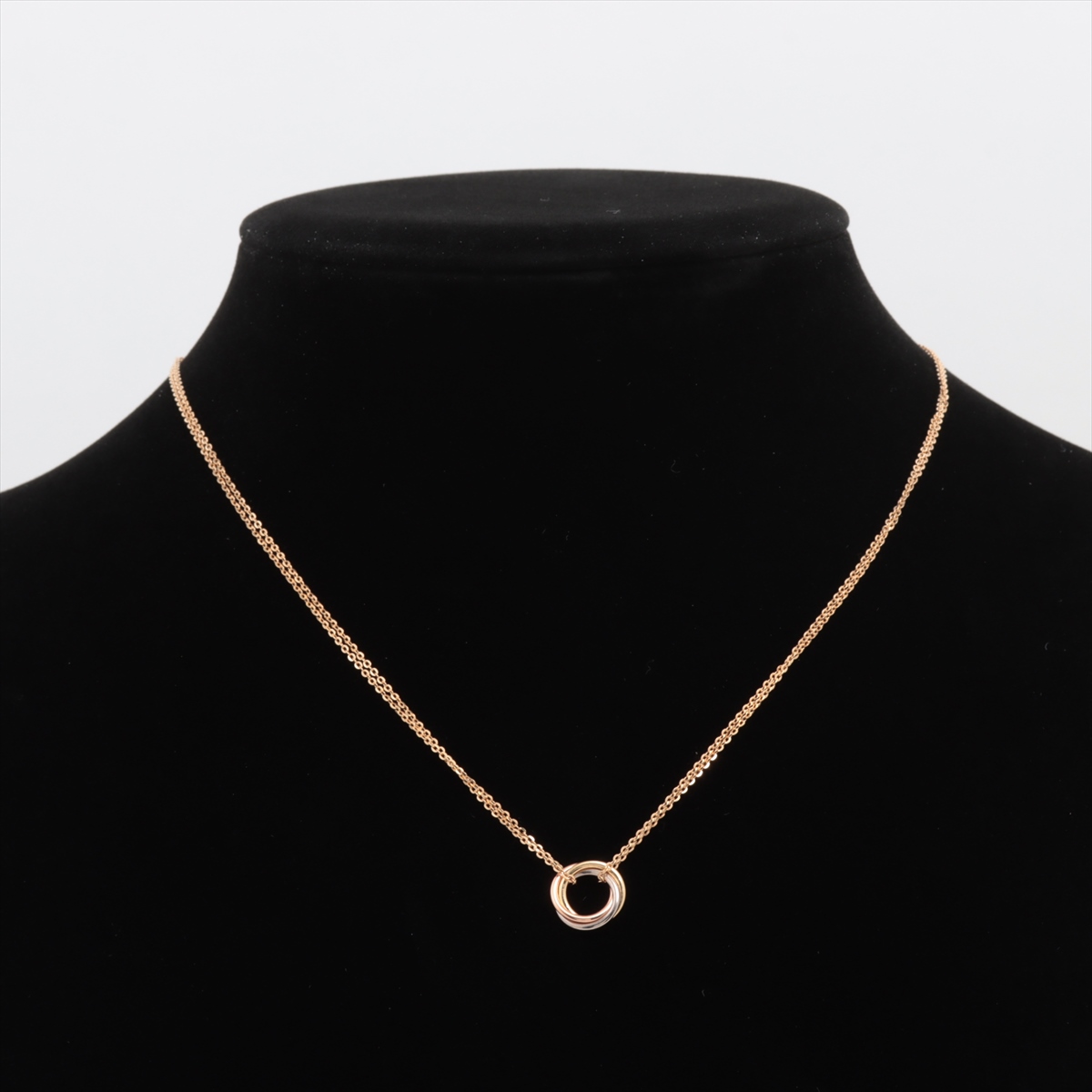 【VINTAGE】カルティエ トリニティ ネックレス 750 Cartier カルティエ トリニティネックレス 750 3カラーゴールド