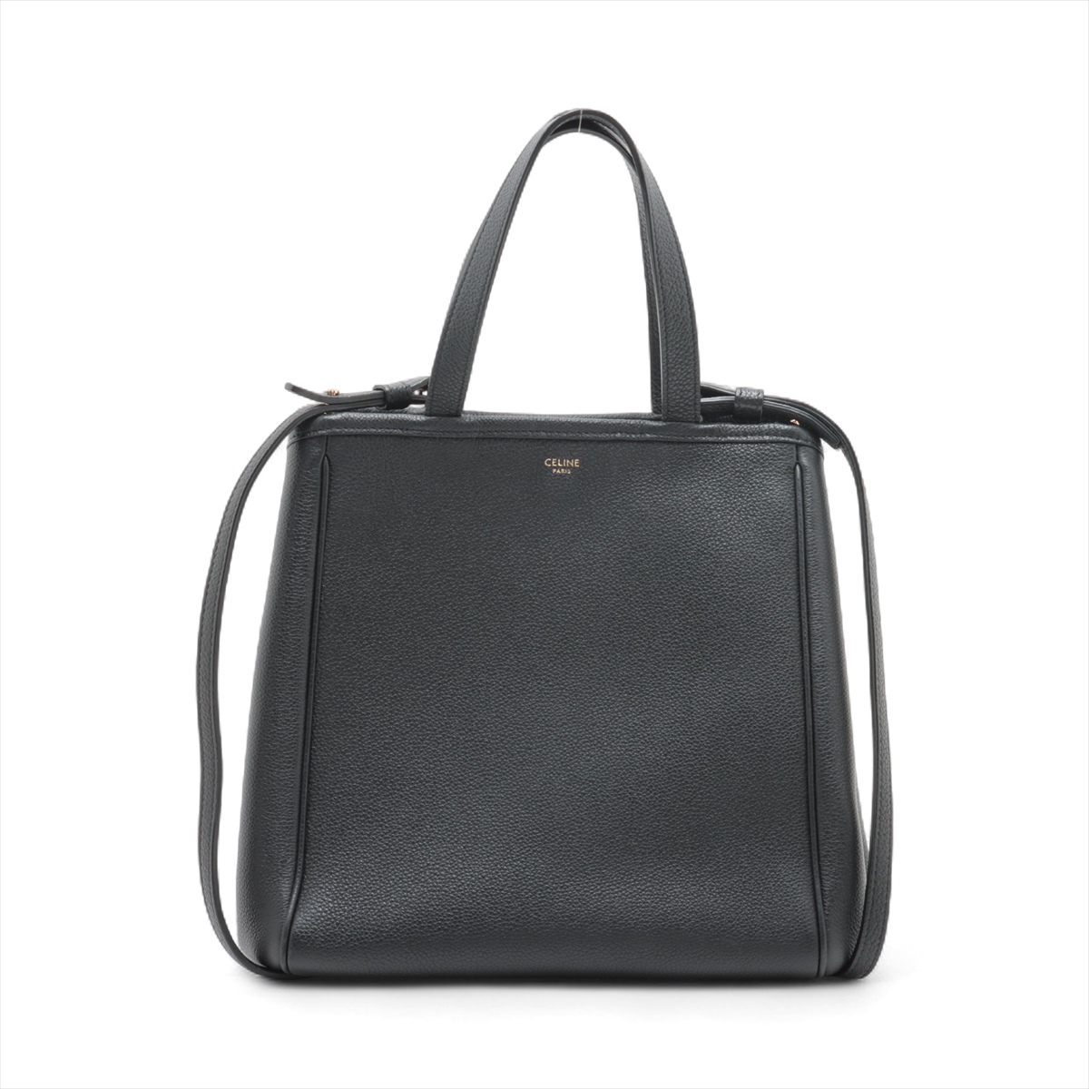 セリーヌ スモール フォルデッド カバス レザー 2way バッグ CELINE セリーヌ スモール フォールド カバ 2WAY ハンドバッグ