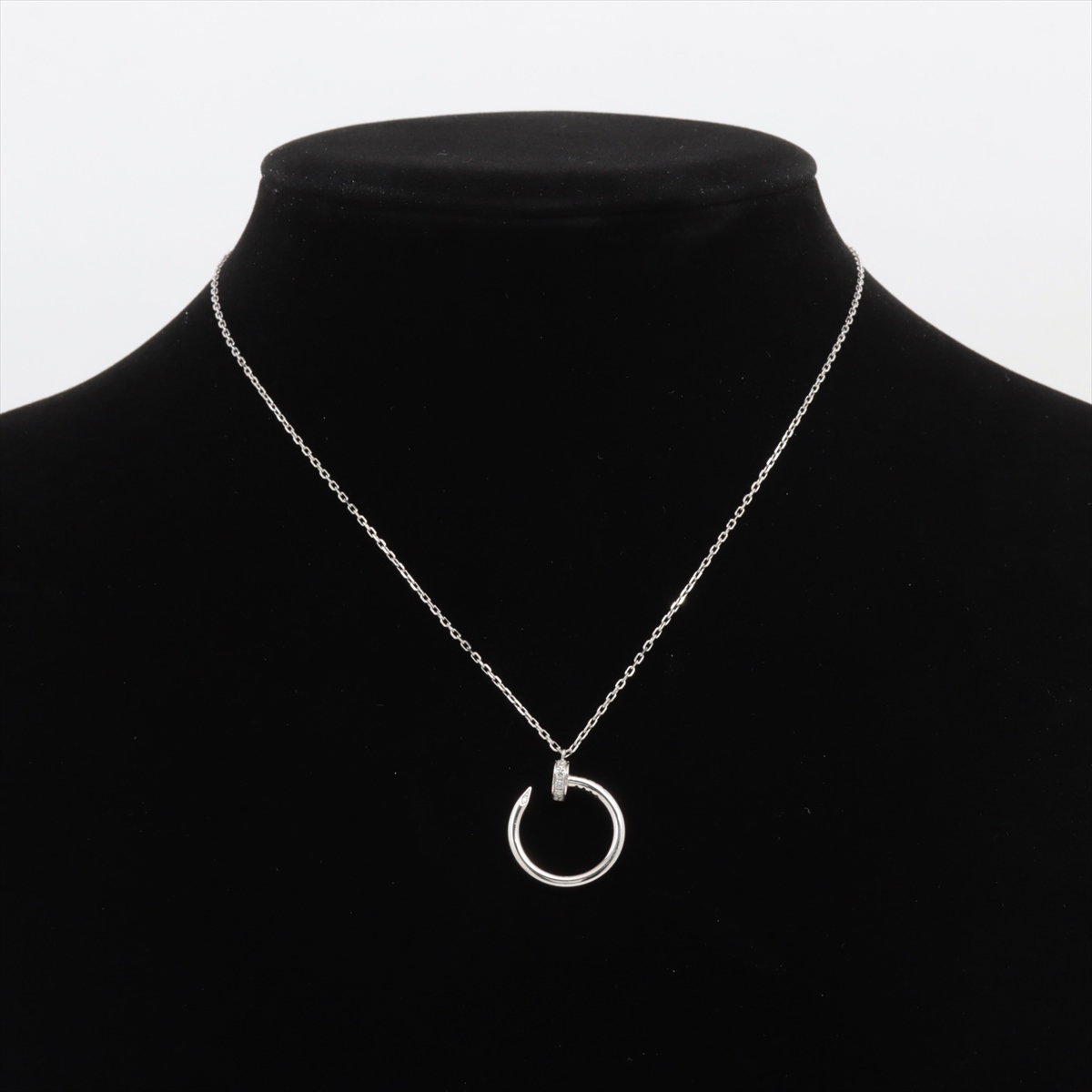 カルティエ ジュストアンクル ネックレス　シルバー カルティエ / CARTIER ジュストアンクル ネックレス シルバー
