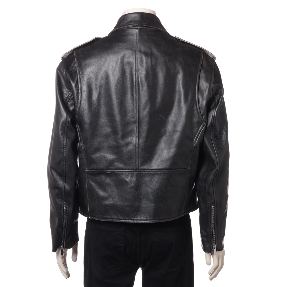 新品即決 ラフシモンズ 20AW メンズ 44 ライダースジャケット レザー ジャケット・アウター