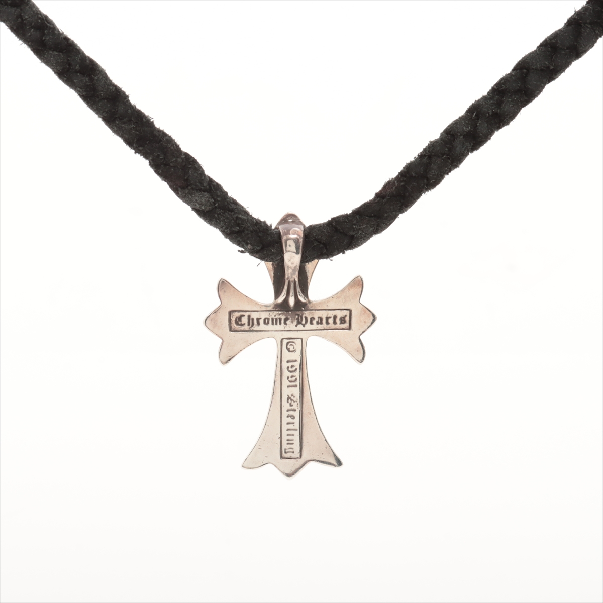 クロムハーツ スモールCHクロス ネックレス 925 41.5g W