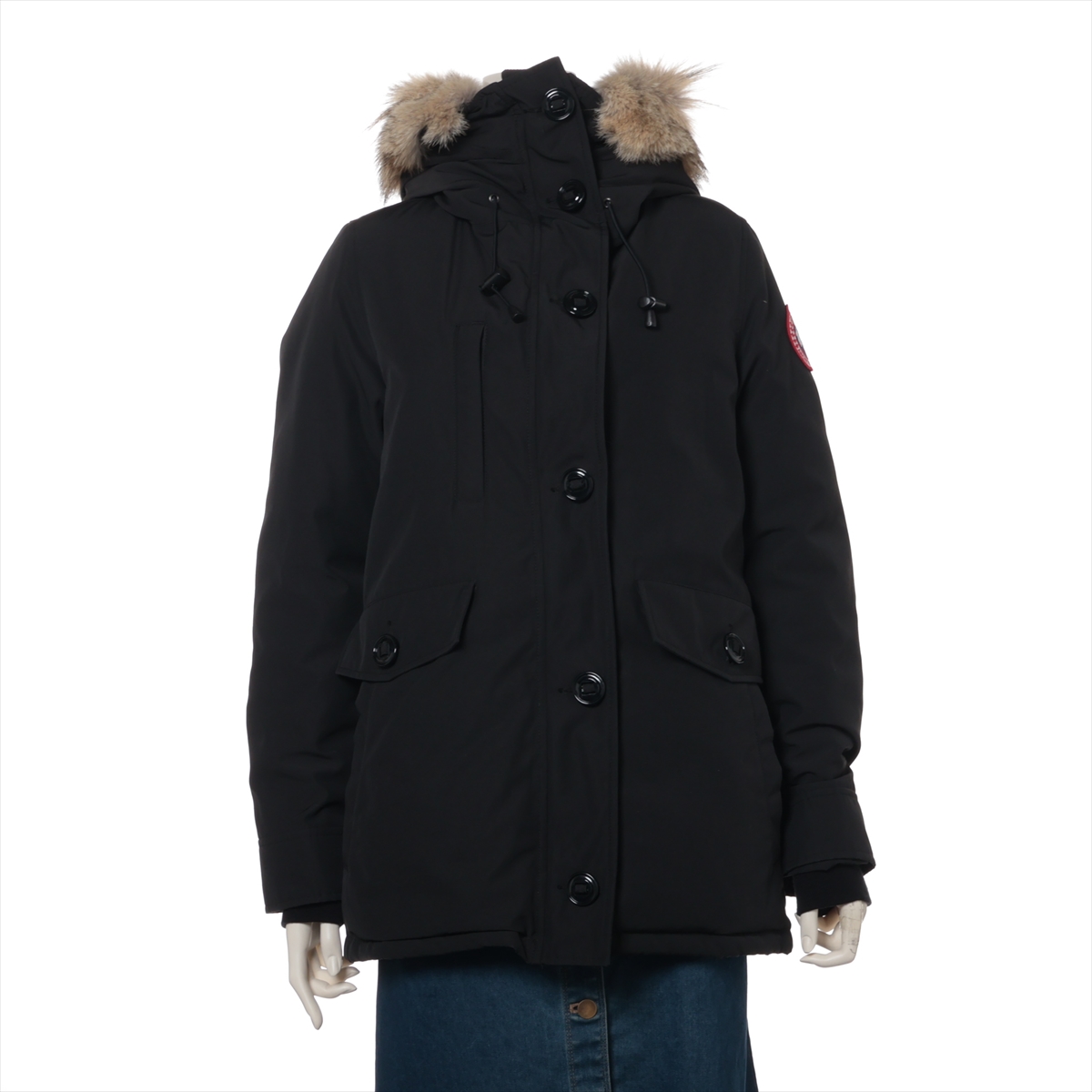 カナダグース ダウン　CHARLOTTE PARKA　シャーロット М　ブラック CANADA GOOSE] カナダグース Charlotte Parka 2300WJ(BLACK)