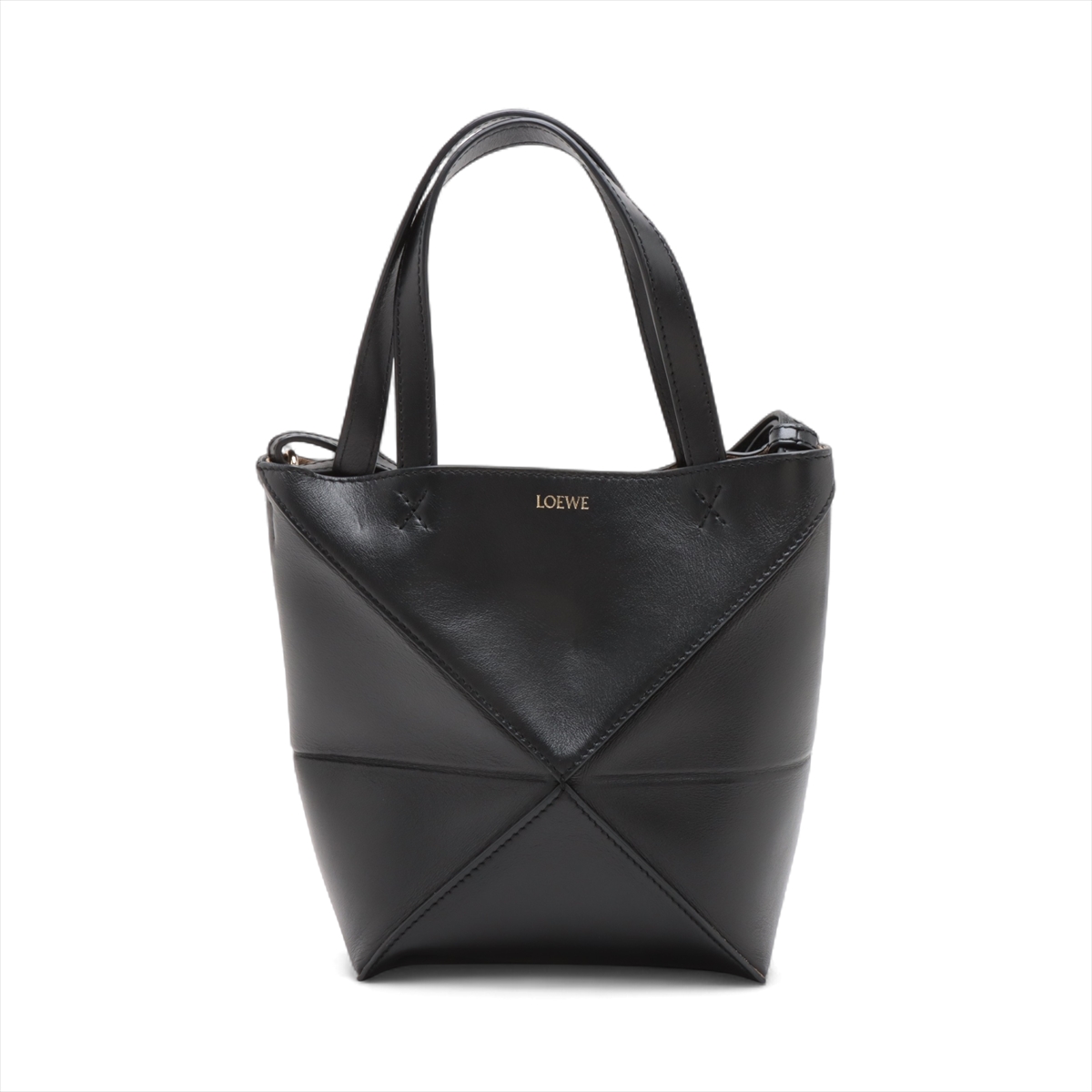 ロエベ パズルフォルド トート ミニ レザー 2WAYショルダーバッグ  