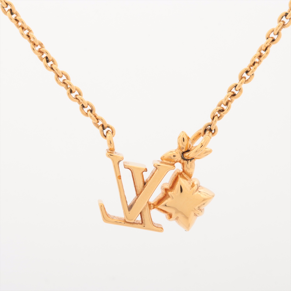 ★売り切り価格LOUIS VUITTON ルルグラム　ゴールドネックレス 楽天市場】【中古】LOUIS VUITTON （ルイヴィトン） ﾈｯｸﾚｽ