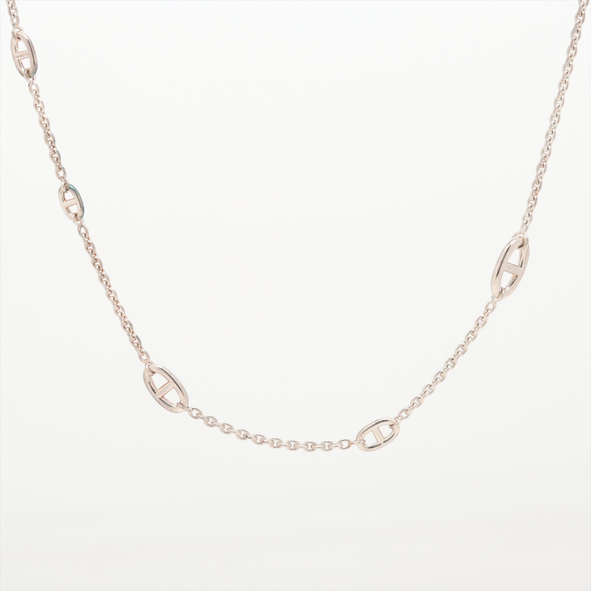 HERMES - エルメス チェーンネックレス シェーヌダンクル 40cm