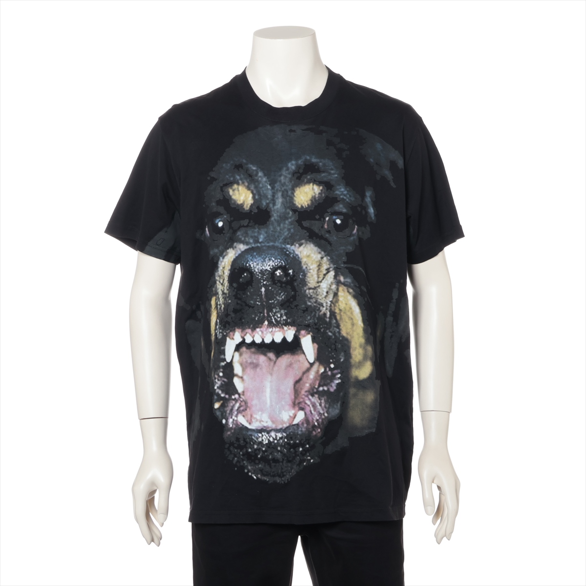 ジバンシィ コットン Tシャツ XS メンズ ブラック BM705L3Y1P ロット 