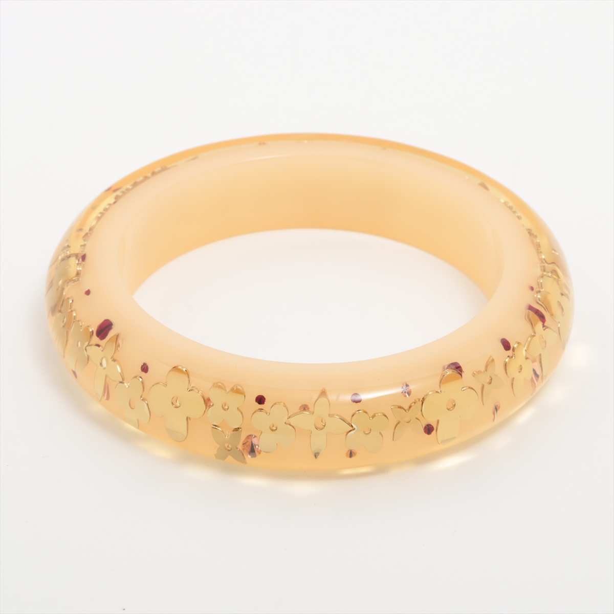 ヴィトン M61498 ブラスレ アンクルージョン バングル レジン ゴールド  