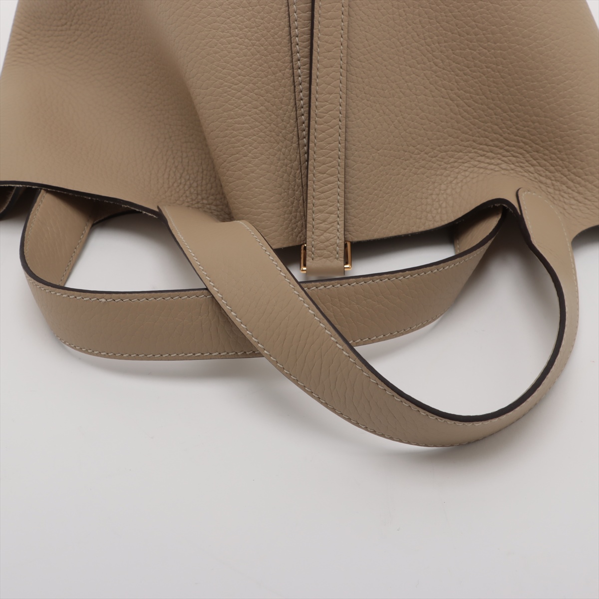 【Trench × シルバー金具】HERMES ピコタンロック 22 MM エルメス ピコタンロック22 MM トリヨンクレマンス トレンチ