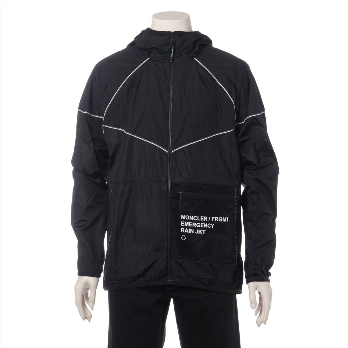 【期間限定出品】MONCLER　デニム✕ナイロン ロングコート　インディゴ 期間限定出品】MONCLER デニム✕ナイロン ロングコート