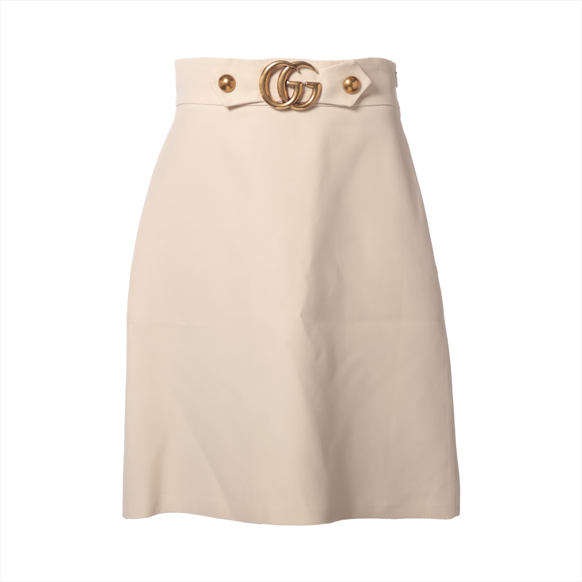 GUCCI ツイードスカートニットスカートエンブロイダリーシェリー