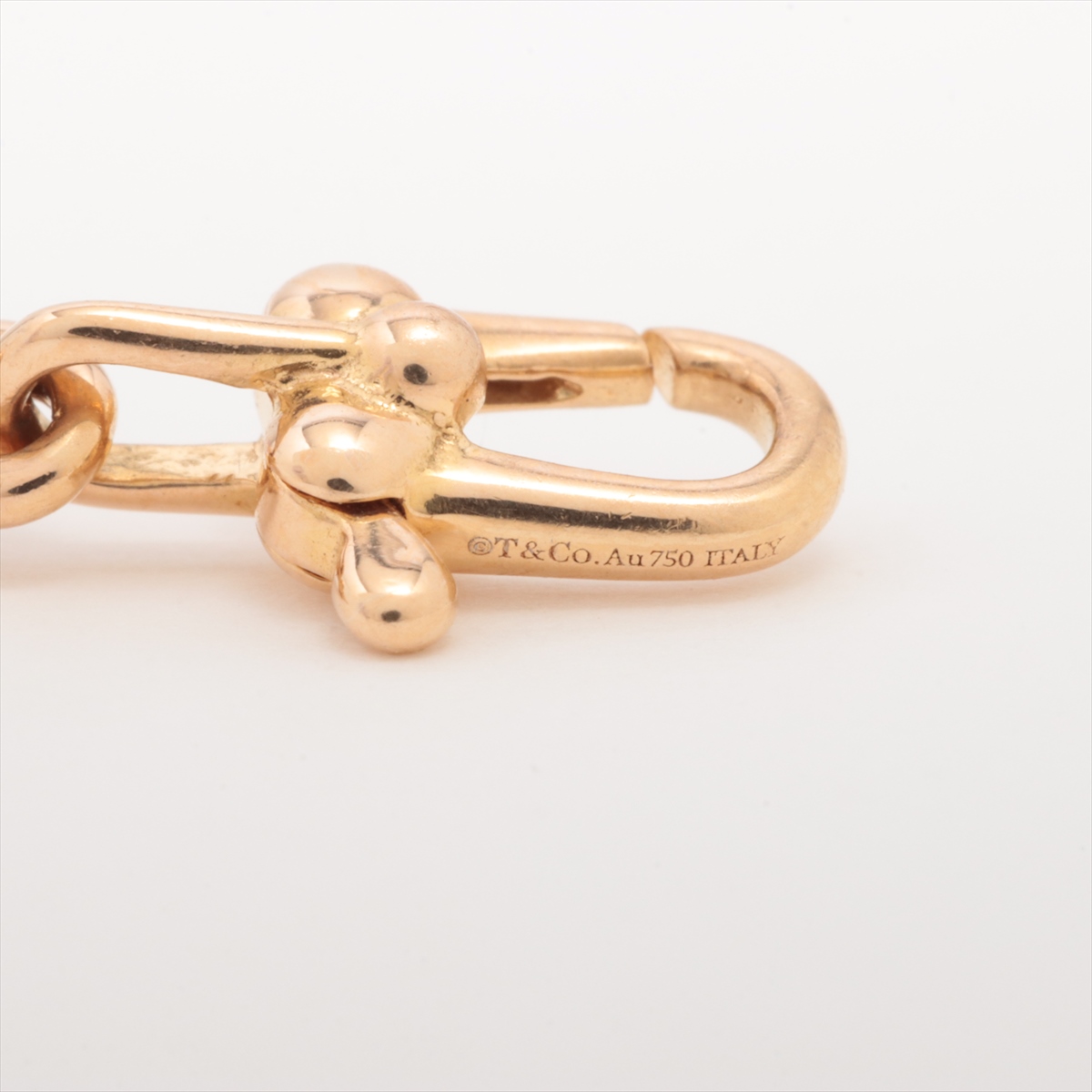 ティファニー ハードウェア マイクロリンク ブレスレット 750(PG) 10.4  