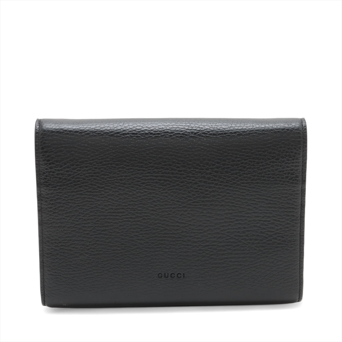 GUCCI ディオニュソス ブラックレザー チェーンウォレット グッチ