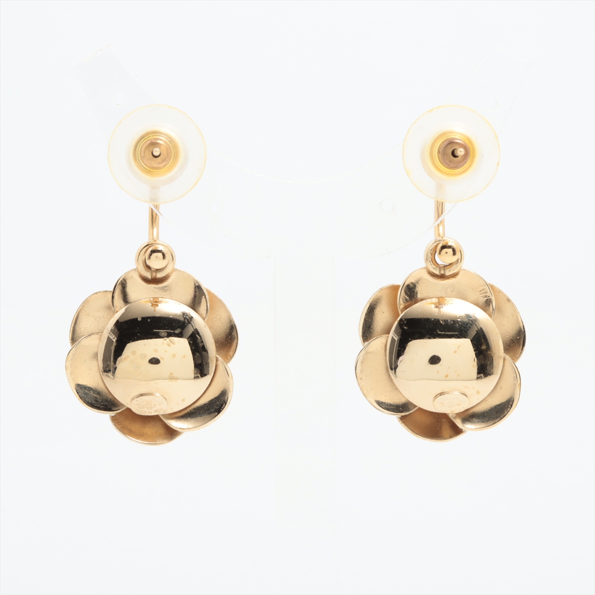 シャネル ココマーク カメリア 02P ピアス(両耳用) GP ゴールド