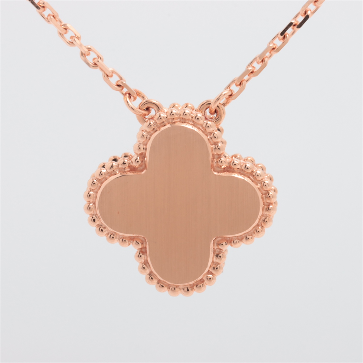 ［VINTAGE] スウィートアルハンブラ ダイヤネックレス★ABランク Van Cleef&Arpelsスウィートアルハンブラダイヤモンドペンダント