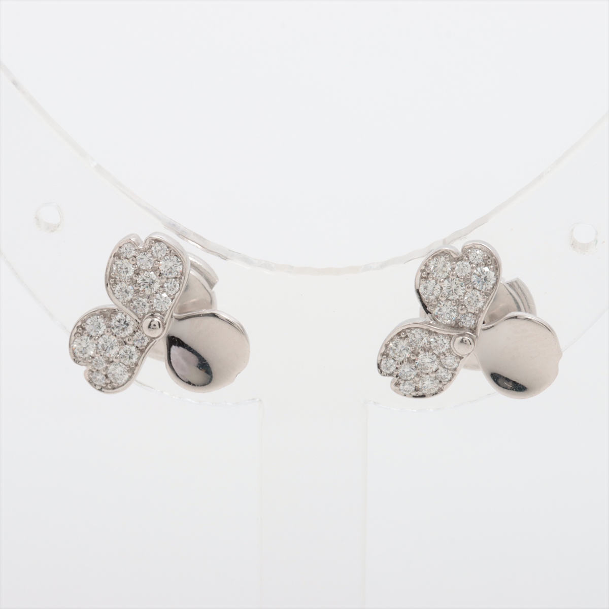 ティファニー ペーパーフラワー ダイヤ ピアス Pt950 5.0g A3645030  