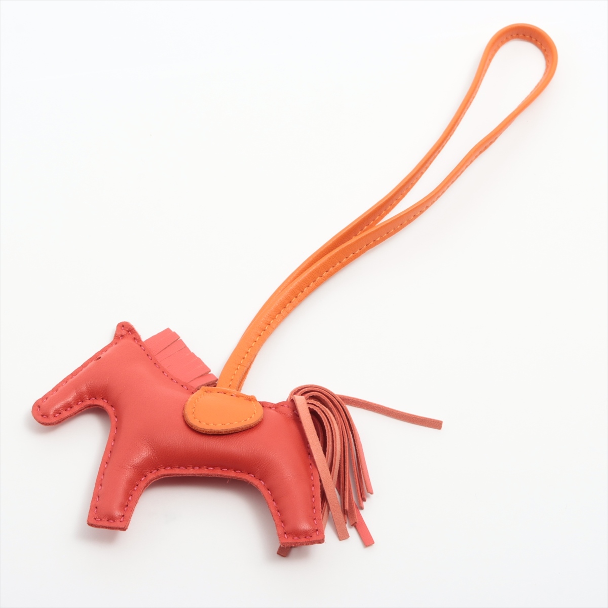 エルメス HERMES ロデオPM ジョーヌナプル セサミ クレ チャーム  