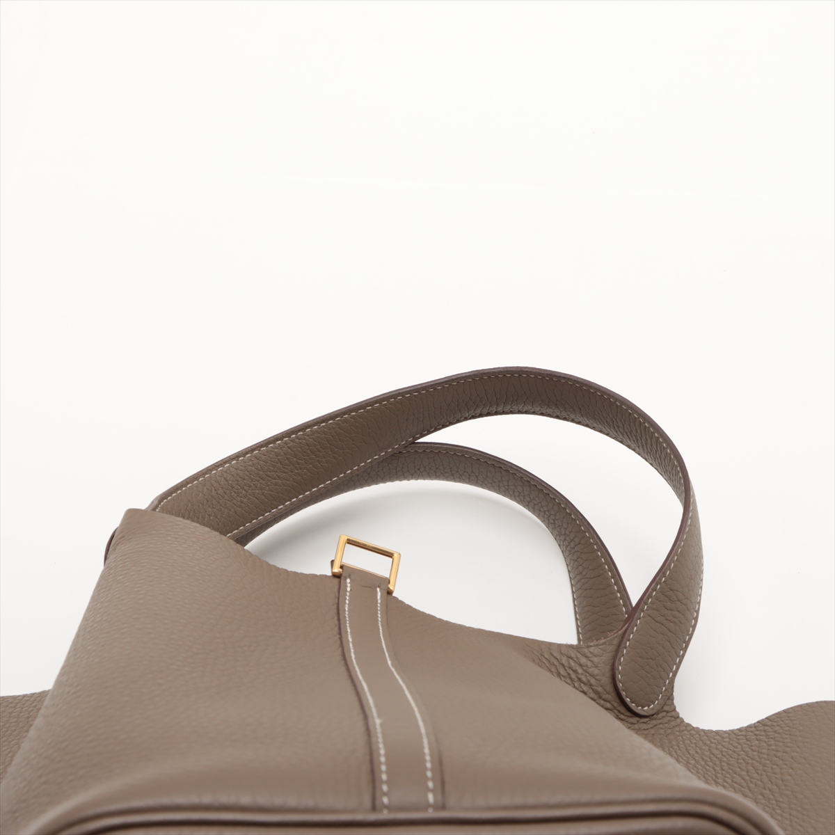 【新品同様 /Etoupe × Gold金具】HERMES ピコタンロック 22 MM HERMES - 【美品】HERMES エルメス ピコタンロックMM ゴールド