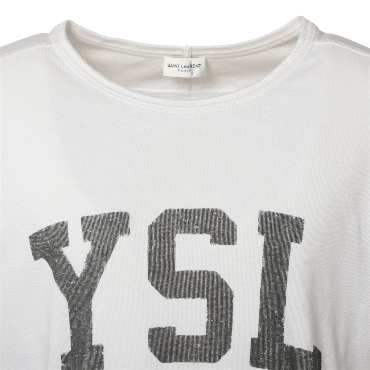 Saint Laurent Paris 21 years Cotton T-shirt XS Men's light