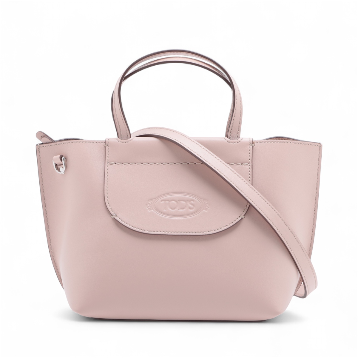 トッズ ピンク 2WAYハンドバッグ レザー A3649293｜中古ブランド品 