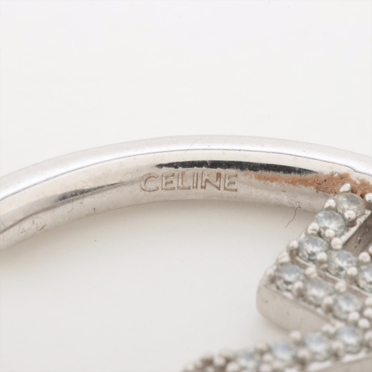 セリーヌ CELINE シルバー ロゴピアス CELINE - セリーヌ 旧ロゴピアス シルバー セットの通販 by