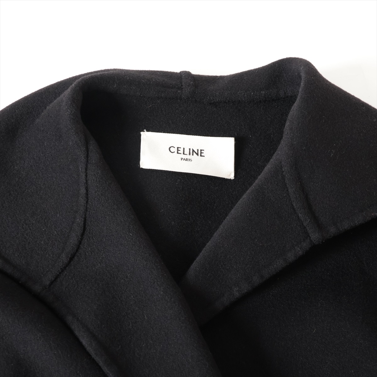 セリーヌ エディ期 カシミヤ ガウンコート 36 レディース