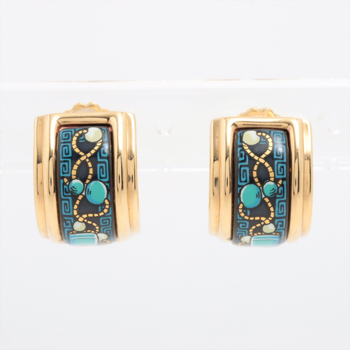 エルメス エマイユ イヤリング(両耳用) GP ゴールド A3650442｜中古  