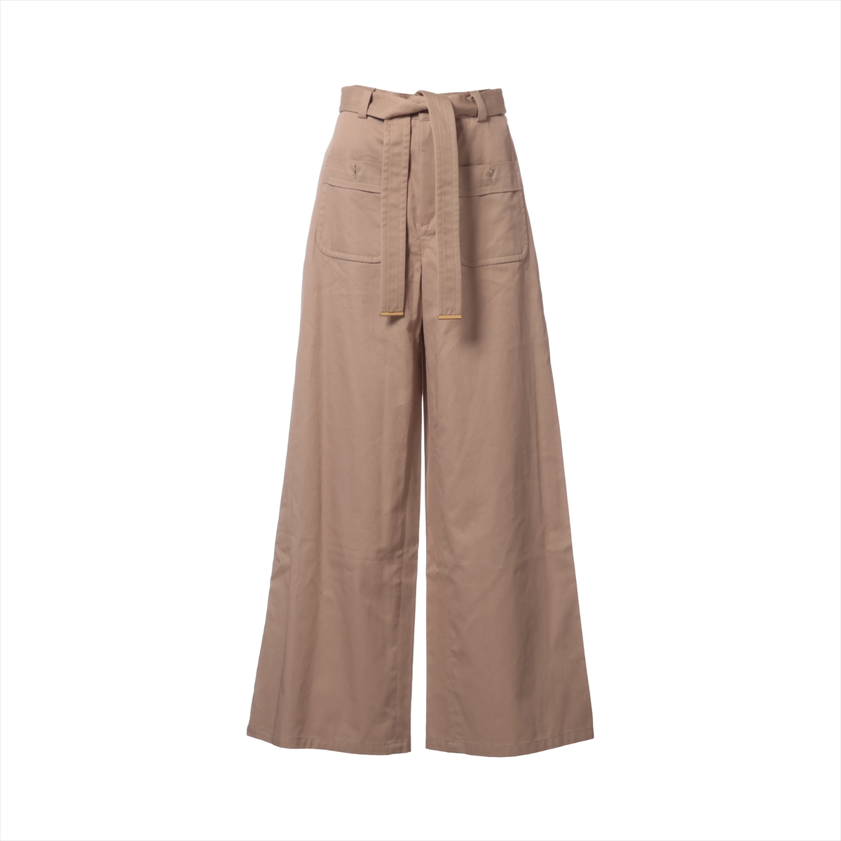 セリーヌ トリオンフ コットン パンツ 34 レディース ベージュ