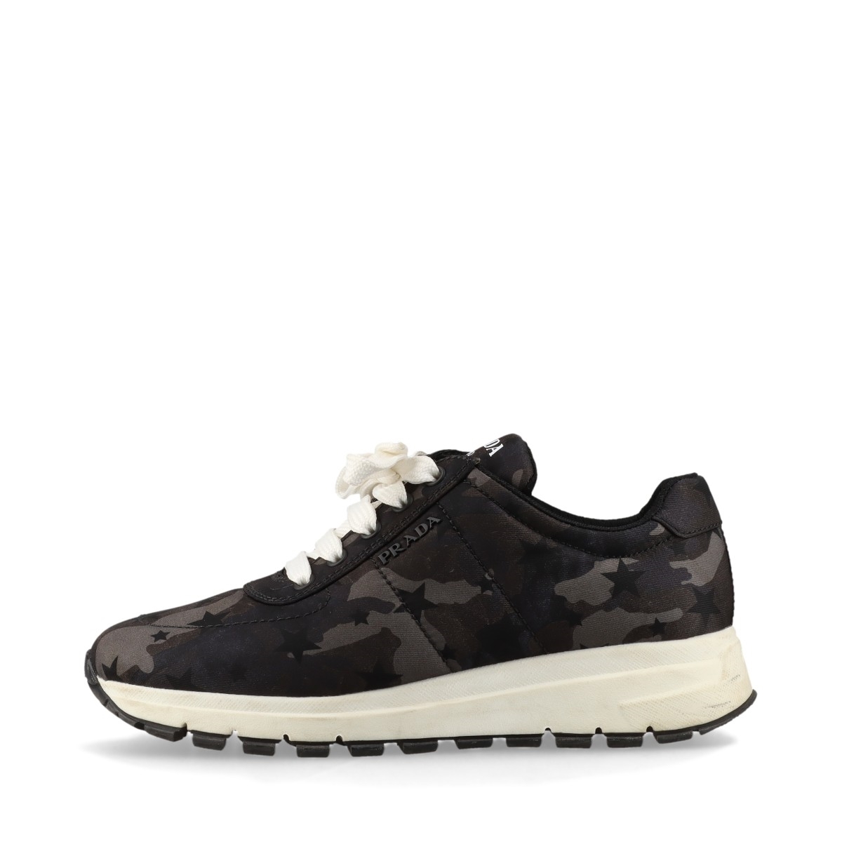 PRADA プラダ スニーカー 黒(迷彩) UK6(24.5cm位) 4103723N0145 PRADA（プラダ）スニーカー 黒 サイズ:UK6(24.5cm位) メンズ