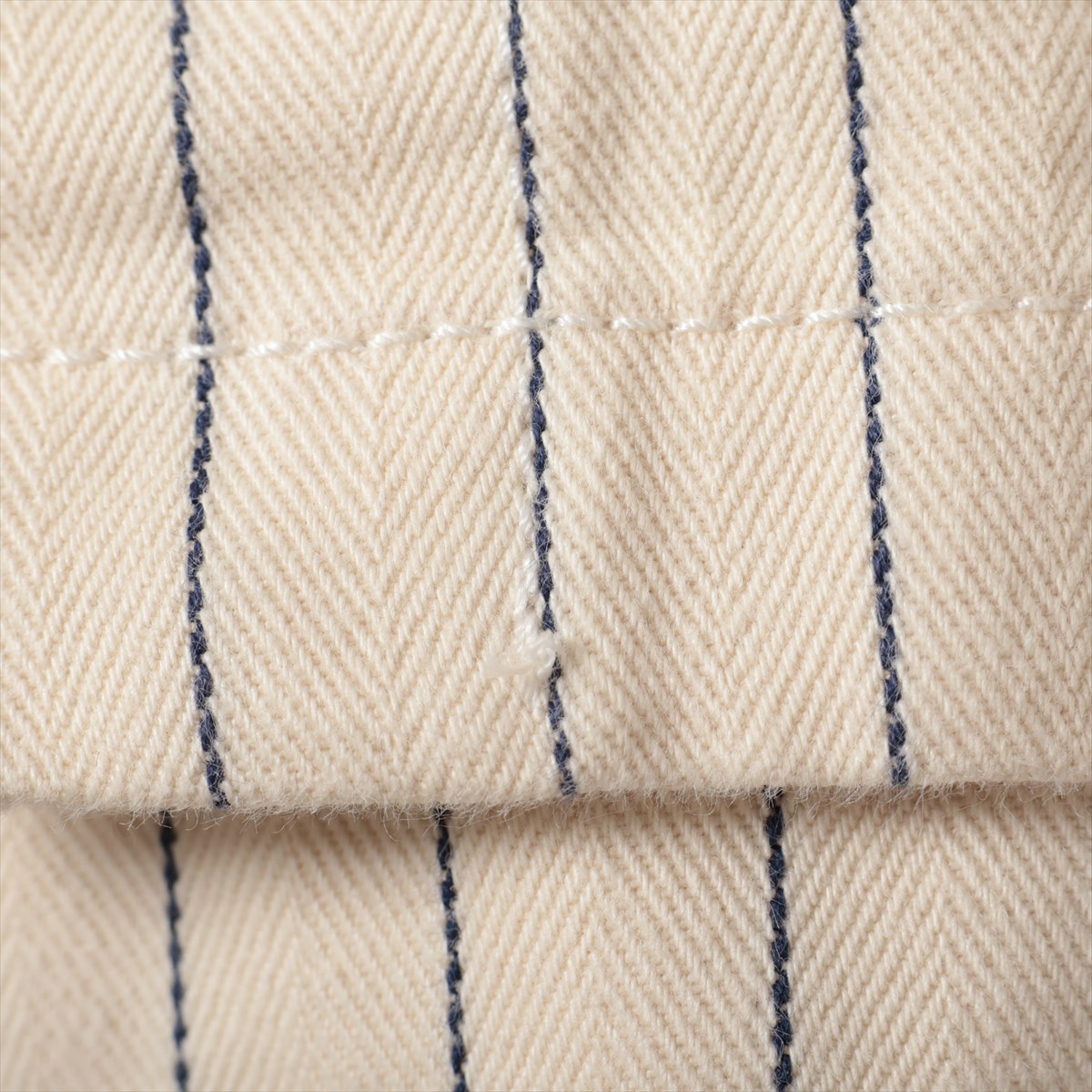 Dior 23SS Cotton Shirt 48 Men's Beige 033D490J318X stripes