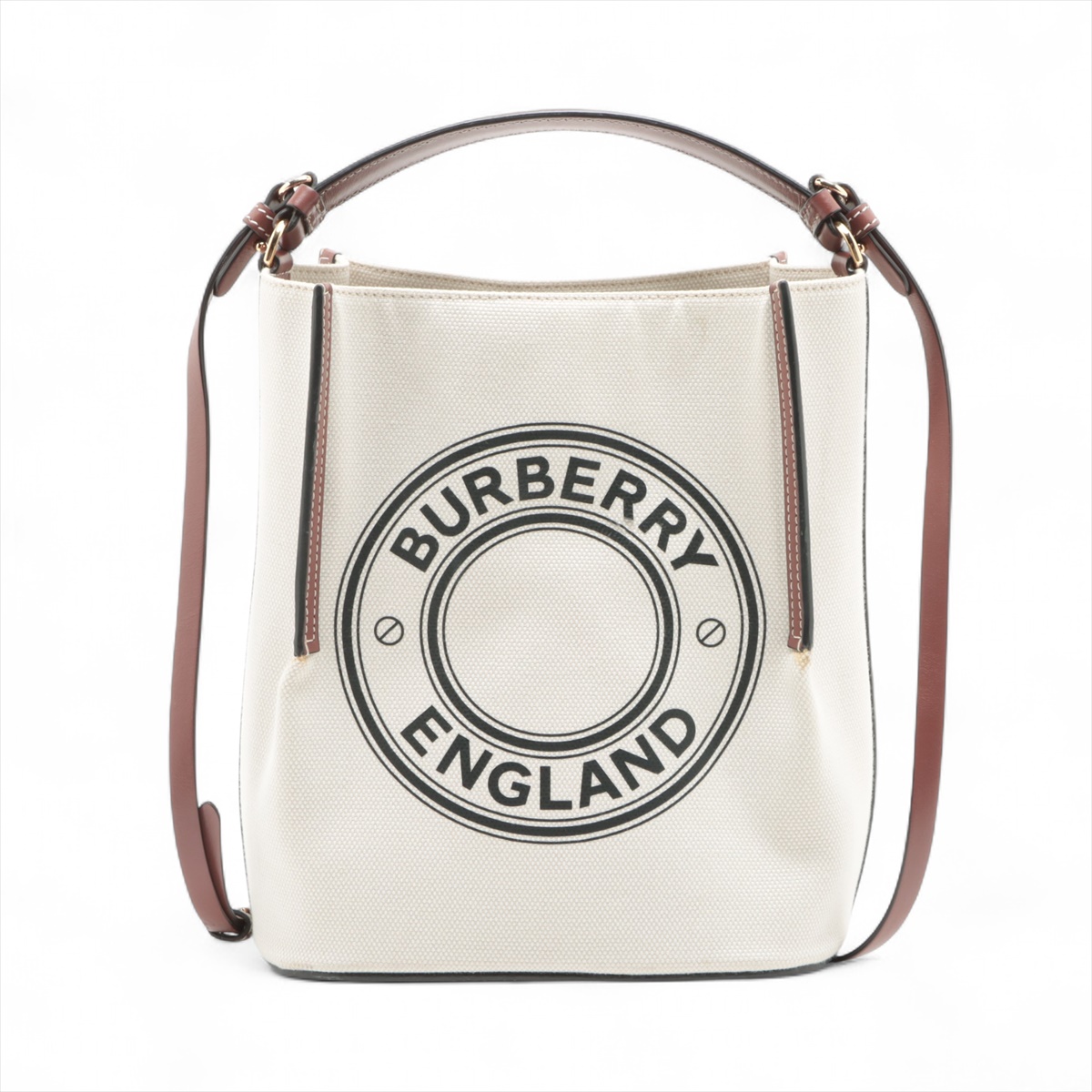 BURBERRY バーバリー ハンドバッグ キャンバスxレザー BURBERRY バーバリー ハンドバッグ キャンバスxレザー