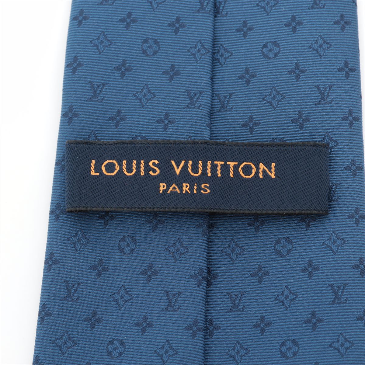 ヴィトン クラヴァット ネオ モノグラミッシム MR1221 シルク ネイビー LOUIS VUITTON - ヴィトン クラヴァット ネオ モノグラミッシム