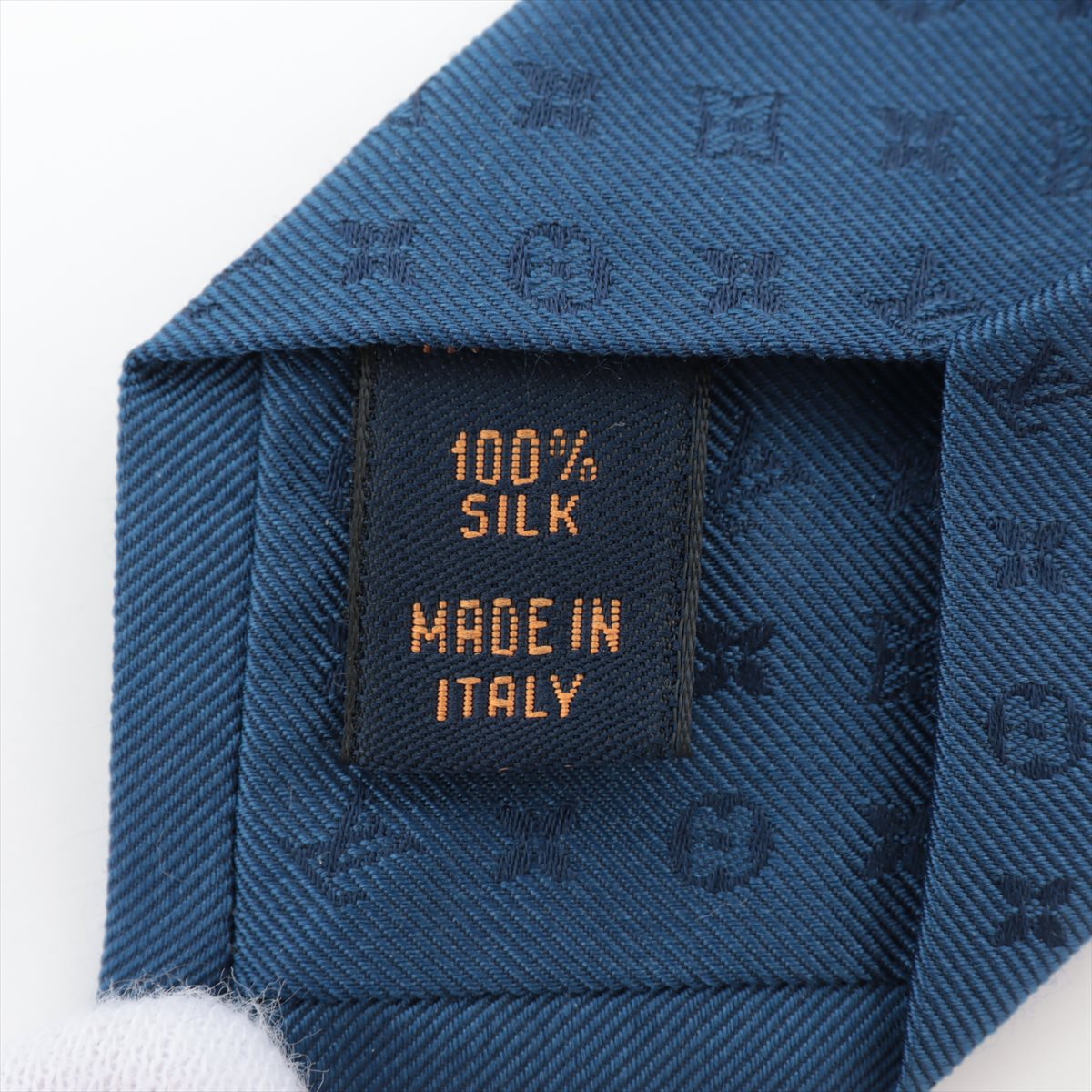 ヴィトン クラヴァット ネオ モノグラミッシム MR1221 シルク ネイビー ヴィトン クラヴァット ネオ モノグラミッシム MR1221 シルク