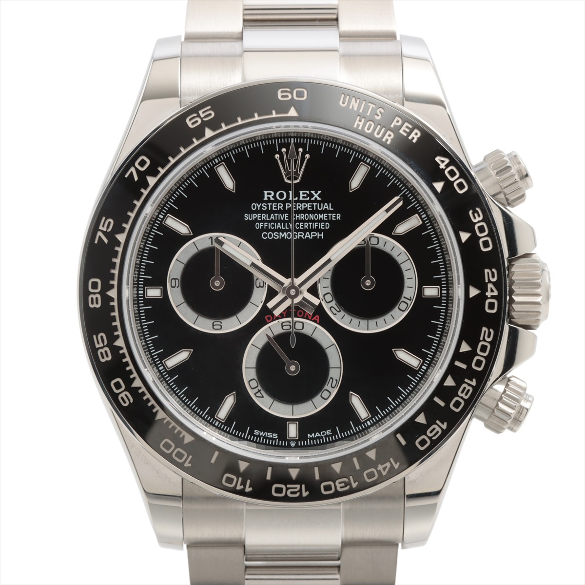 【現金特価】 SS 126500LN コスモグラフデイトナ ロレックス SS 黒文字盤 AT コスプレ衣装