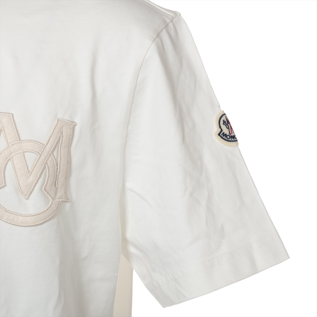 ☆クーポン発行可☆【23】 MONCLER 国内発送 Tシャツ モンクレール MONCLER 23SS 国内正規品 ロゴ 刺繍 Tシャツ