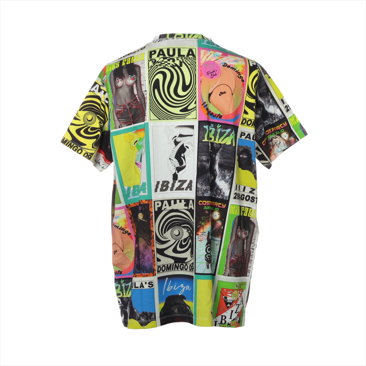 ロエベ 23SS パウラズイビザ Tシャツ S L相当 アナグラム柄 オレンジ Loewe ロエベ パウラのイビサプリントコットンジャージーTシャツ