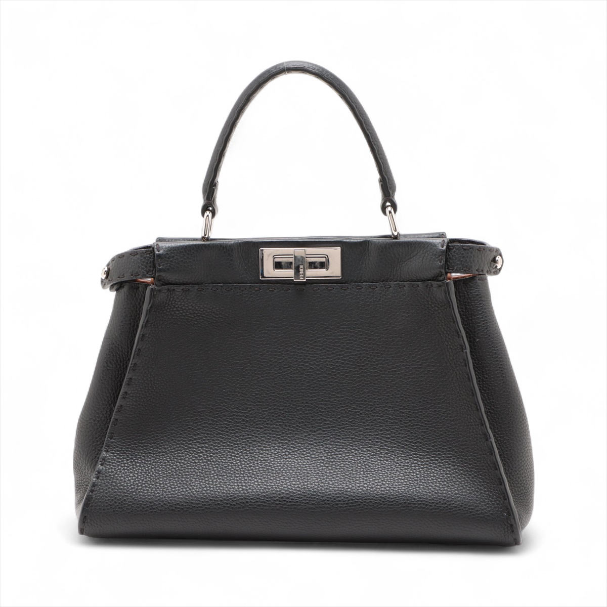 超美品 FENDI フェンディ ピーカブー セレリア レギュラー アスファルト FENDI 【極美品】 フェンディ ピーカブー セレリア ミディアム
