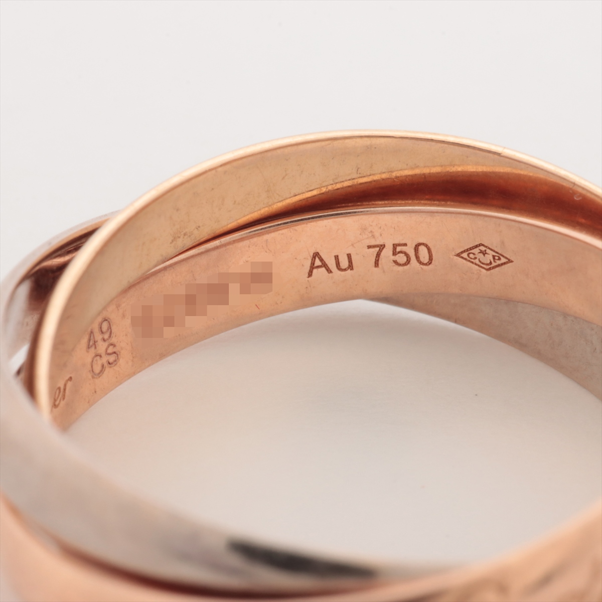 カルティエ Cartier トリニティ リング 750YG/WG/PG ジュエリー