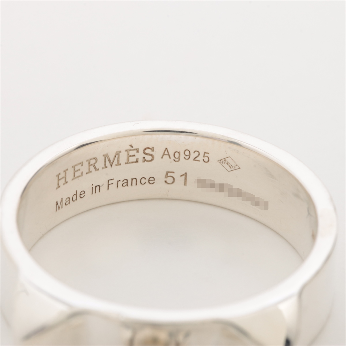 Hermès Collier de Chien Ring 51 925 4.5g Silver | eBay